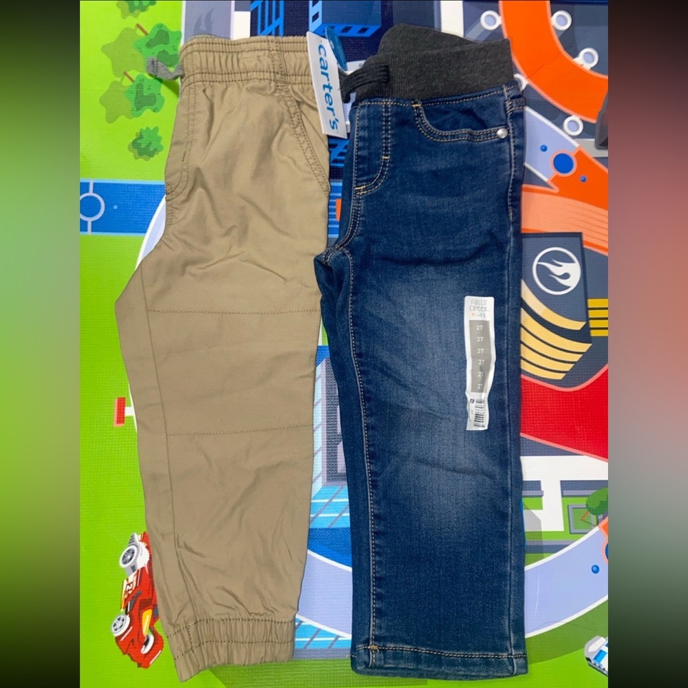 Toddler Boys 2T Jeans/Cargo Pants Bundle